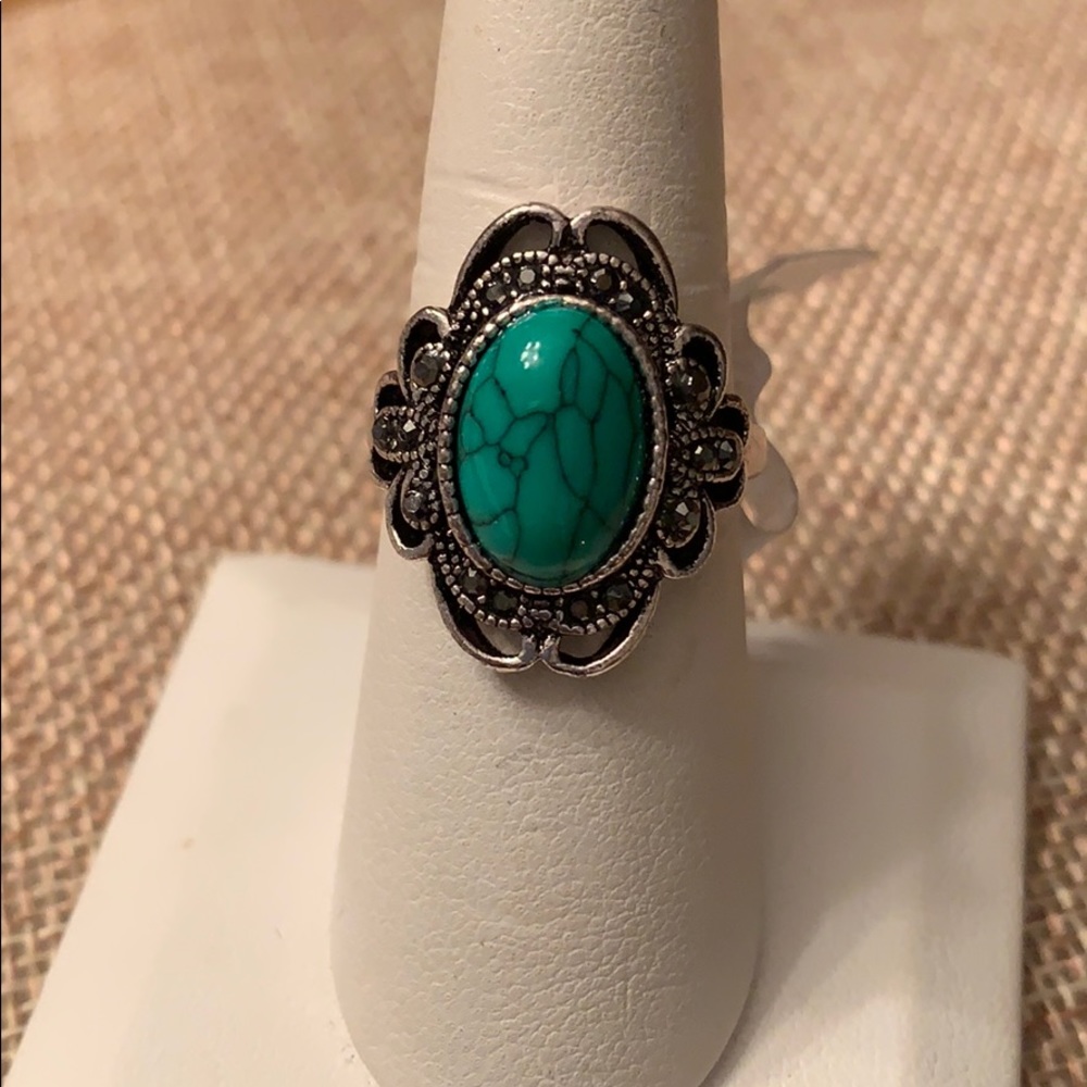 Mojave Green/Turquoise Ring